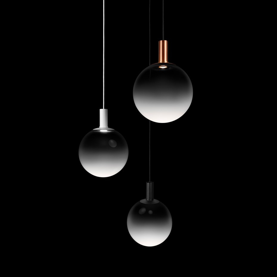 Fog LED Pendel D350 Svart