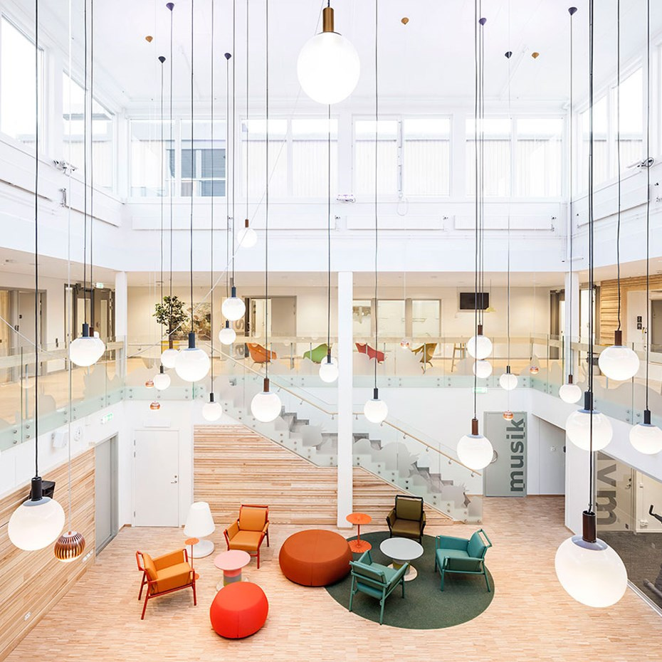 Fog LED Pendel D350 Koppar