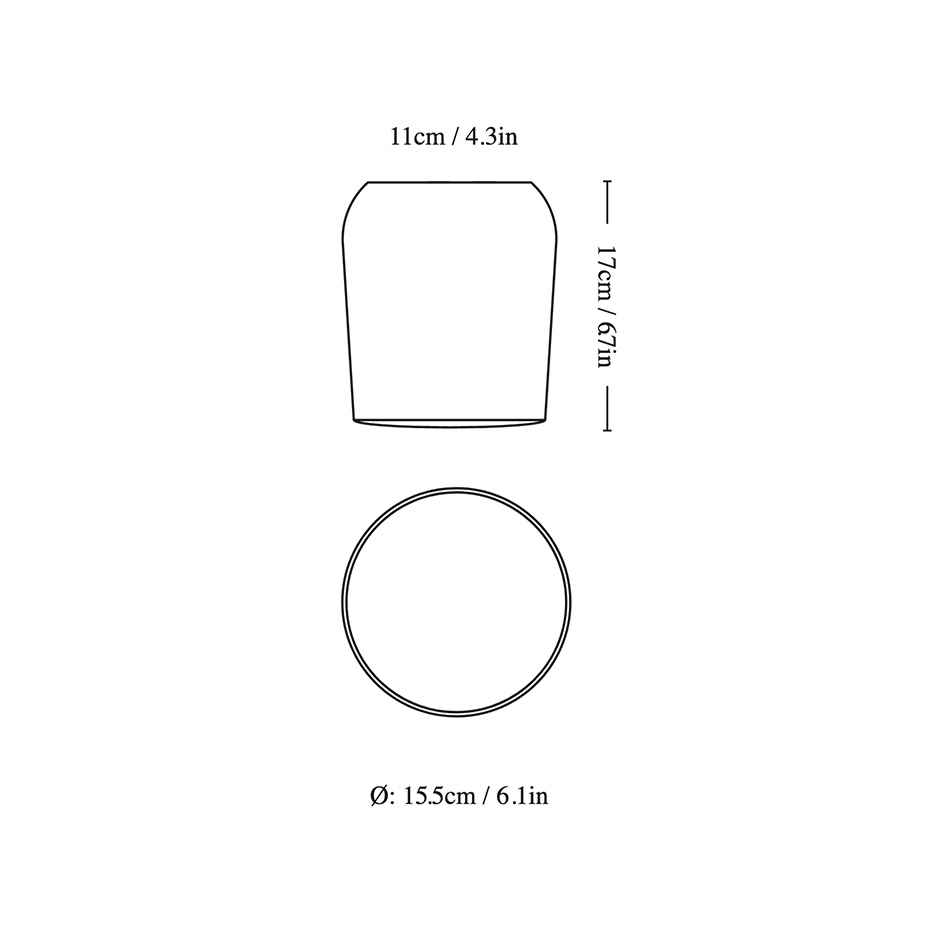 Passepartout Taklampa/Vägglampa JH10 Ø16cm Bronzed Brass