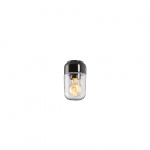 Ohm Taklampa/Vägglampa 100/170 Svart/Klarglas IP44 Ohm Taklampa/Vägglampa 100/170 Svart/Klarglas IP44