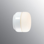 Ohm Taklampa/Vägglampa 140/115 Vit/Opalglas IP44 Ohm Taklampa/Vägglampa 140/115 Vit/Opalglas IP44