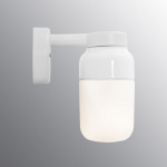 Ohm Vägglampa 100/210 Vit/Opalglas IP44 Ohm Vägglampa 100/210 Vit/Opalglas IP44