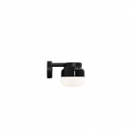 Ohm Vägglampa 140/150 Svart/Opalglas IP44 Ohm Vägglampa 140/150 Svart/Opalglas IP44