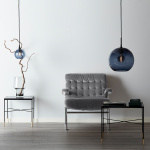 Gloria Lampskärm Ø16cm Rökfärgad Gloria Lampskärm Ø16cm Rökfärgad