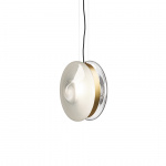 Orbital Pendel Moon Clear + Polaris White/Patina Gold Orbital Pendel Moon Clear + Polaris White/Patina Gold