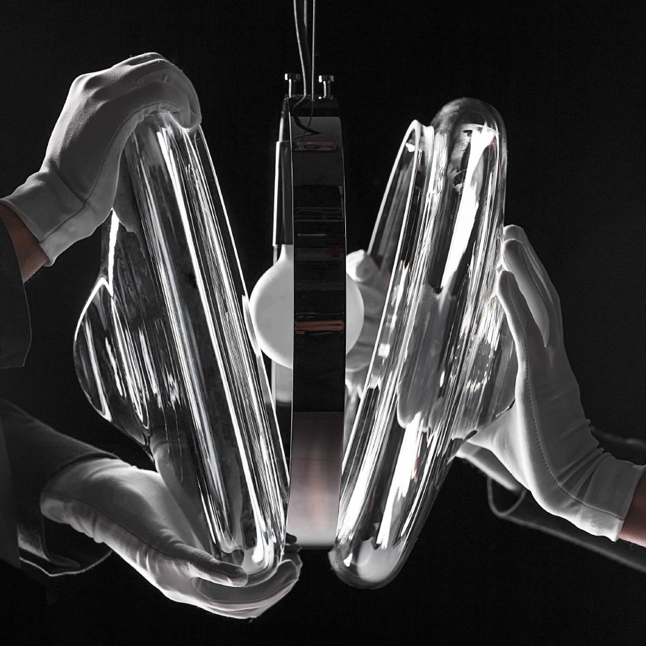 Orbital Pendel Moon Clear + Polaris White/Silver