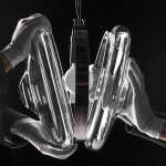 Orbital Pendel Moon Clear + Venus Pink/Silver Orbital Pendel Moon Clear + Venus Pink/Silver