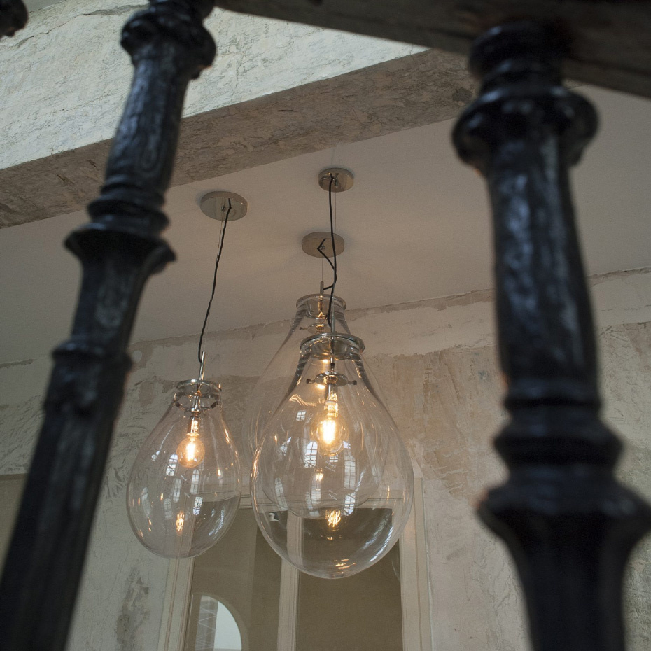 Tim Pendel Medium Clear/Silver