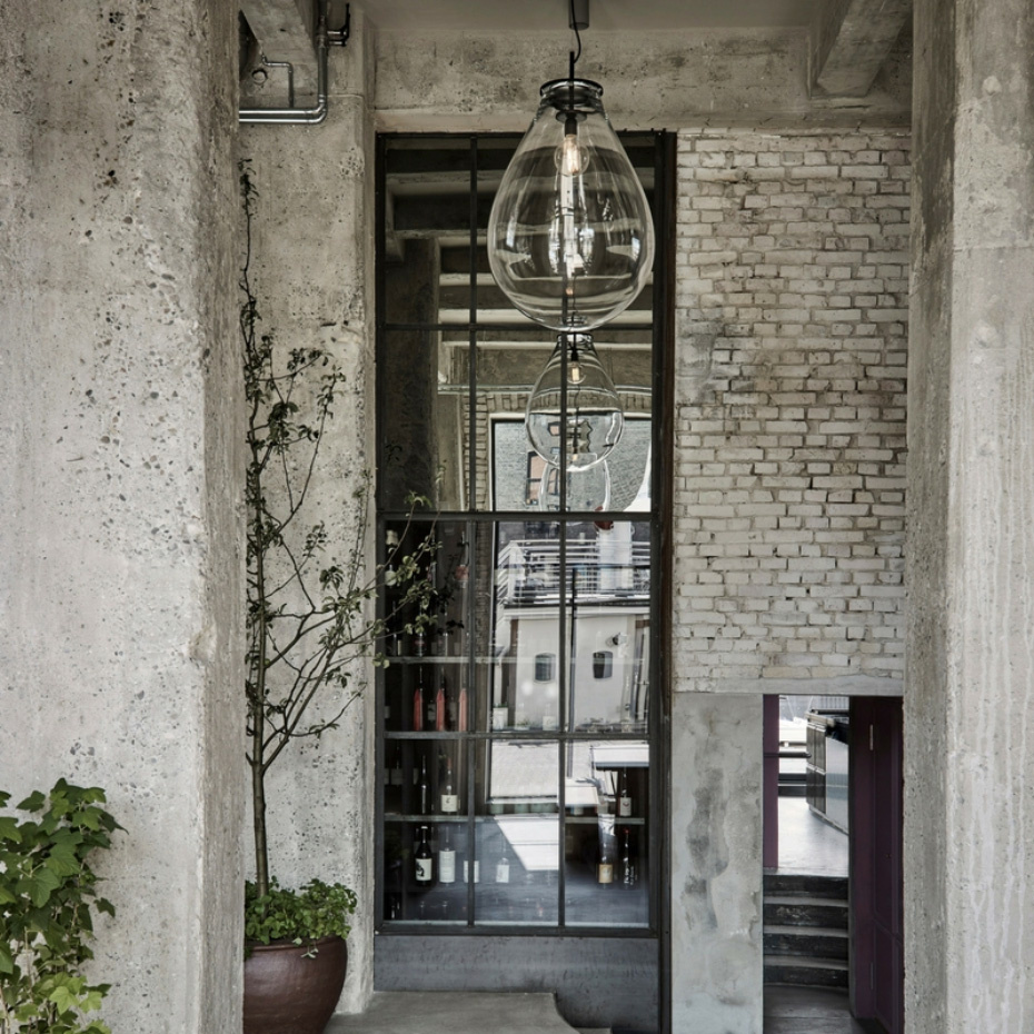 Tim Pendel Medium Clear/Black