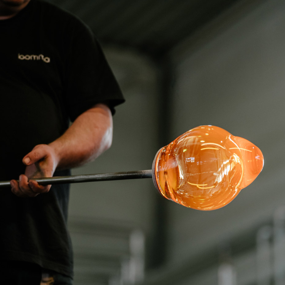 Dark Star Singel Pendel Large Cigar/Brushed Gold