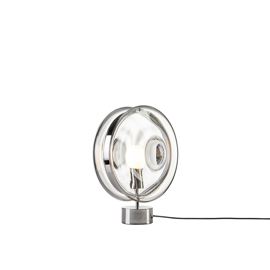 Orbital Bordslampa Moon Clear + Moon Clear/Silver