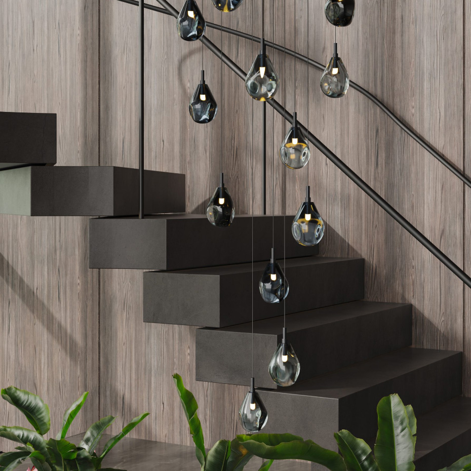 Soap Mini Singel Pendel Silver/Anthracite