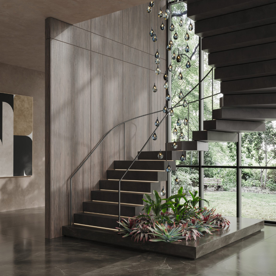 Soap Mini Singel Pendel Silver/Anthracite