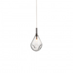 Soap Mini Singel Pendel Clear/Anthracite Soap Mini Singel Pendel Clear/Anthracite