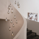 Soap Mini Singel Pendel Frosted/Anthracite Soap Mini Singel Pendel Frosted/Anthracite