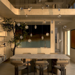 Lens Singel Pendel Grey Blue/Brushed Gold Lens Singel Pendel Grey Blue/Brushed Gold