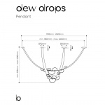 Dew Drops Pendel Pearl Metalization/Leather Dew Drops Pendel Pearl Metalization/Leather