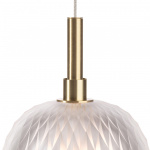 Metamorphosis Singel Pendel Large Clear/Brushed Gold Metamorphosis Singel Pendel Large Clear/Brushed Gold