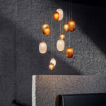 Metamorphosis Singel Pendel Small Amber/Brushed Gold Metamorphosis Singel Pendel Small Amber/Brushed Gold