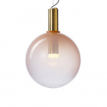 Phenomena Pendel Large Sphere Flamingo Pink/Brushed Gold Phenomena Pendel Large Sphere Flamingo Pink/Brushed Gold