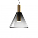 Phenomena Pendel Cone Smoke/Brushed Gold Phenomena Pendel Cone Smoke/Brushed Gold