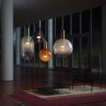 Phenomena Pendel Cone Smoke/Brushed Silver Phenomena Pendel Cone Smoke/Brushed Silver