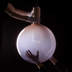 Phenomena Pendel Small Sphere Smoke/Brushed Silver Phenomena Pendel Small Sphere Smoke/Brushed Silver