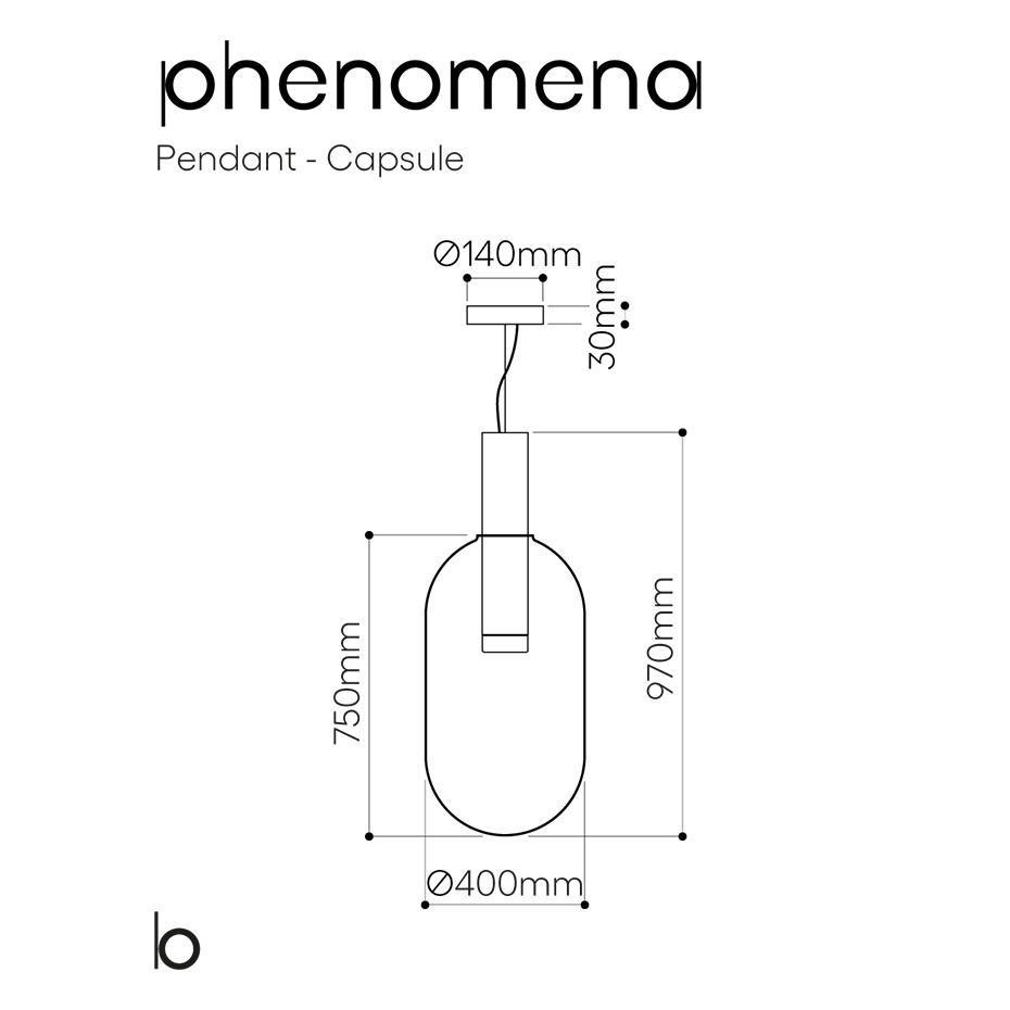Phenomena Pendel Capsule Mint Green/Brushed Gold