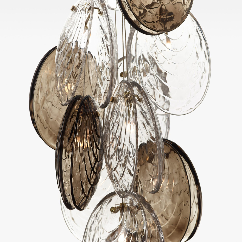 Mussels Singel Pendel Alabaster/Anthracite