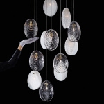 Mussels Singel Pendel Alabaster/Brushed Gold Mussels Singel Pendel Alabaster/Brushed Gold