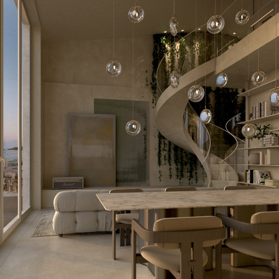 Lens Singel Pendel White/Anthracite