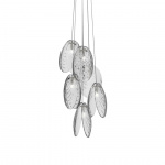 Mussels Cluster 6 Pendel Clear/Anthracite/White Canopy Mussels Cluster 6 Pendel Clear/Anthracite/White Canopy
