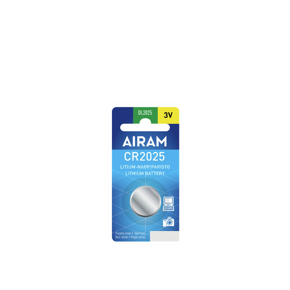 Airam Knappcellsbatteri Litium CR2025 3V