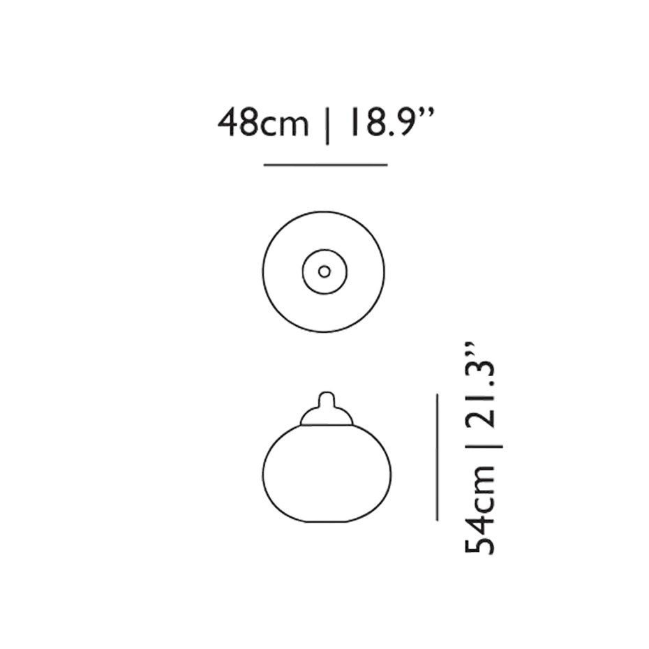 Non Random D48 Pendel Black