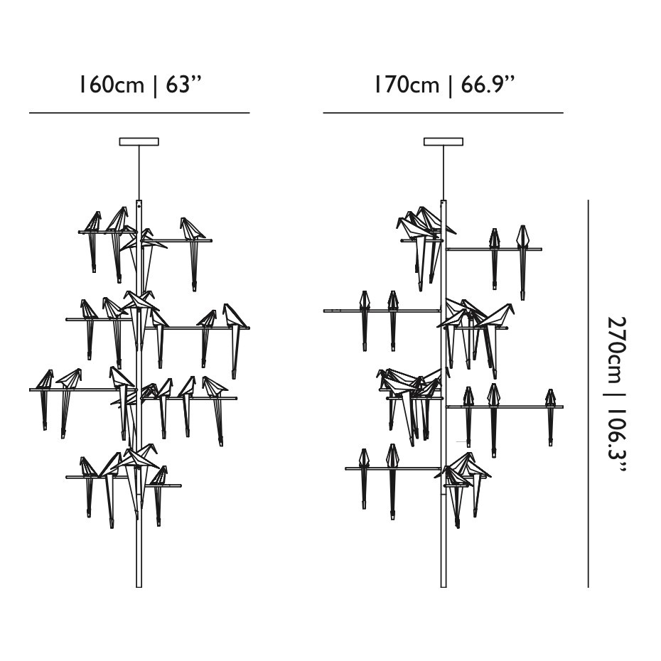 Perch Light Tree Taklampa