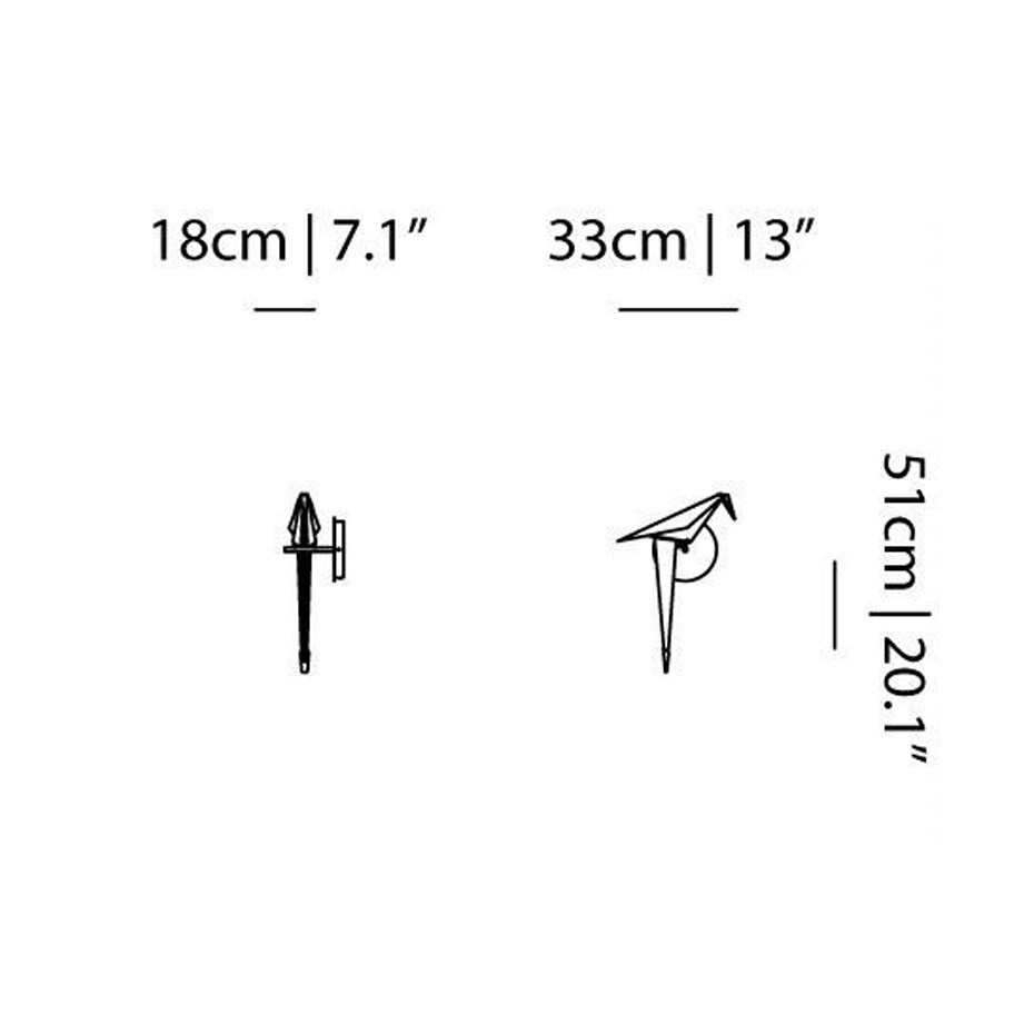 Perch Light Vägglampa Large