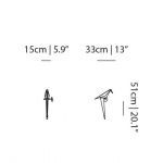 Perch Light Vägglampa Large Infälld Perch Light Vägglampa Large Infälld