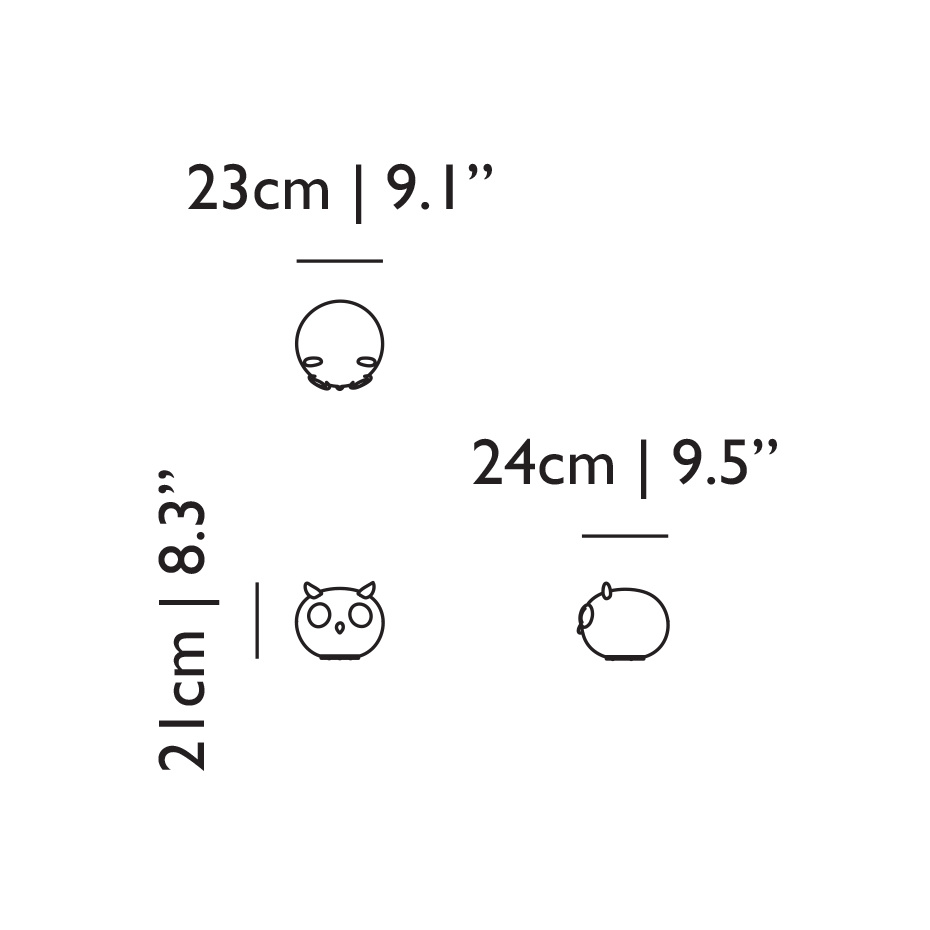 Pet Light Uhuh (Owl) Bordslampa