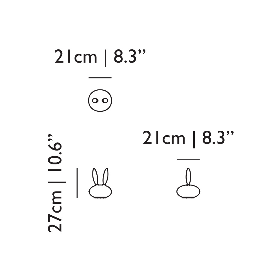 Pet Light Purr (Rabbit) Bordslampa