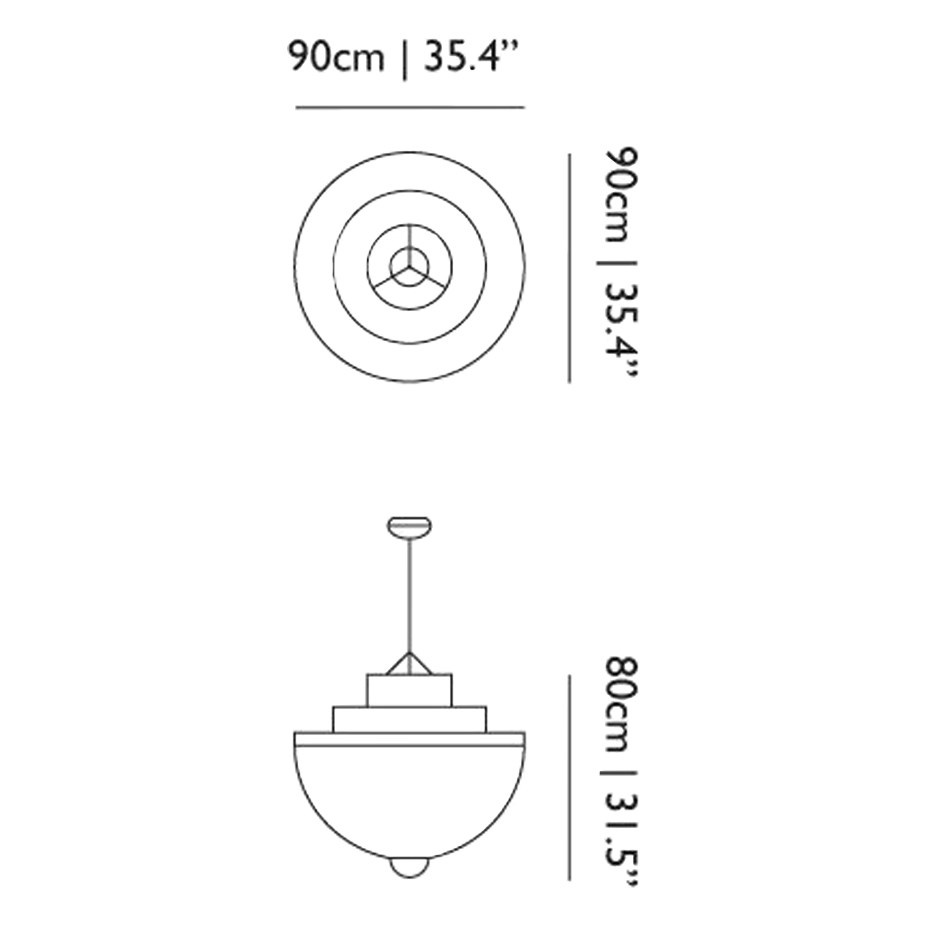 Meshmatics Chandelier Large
