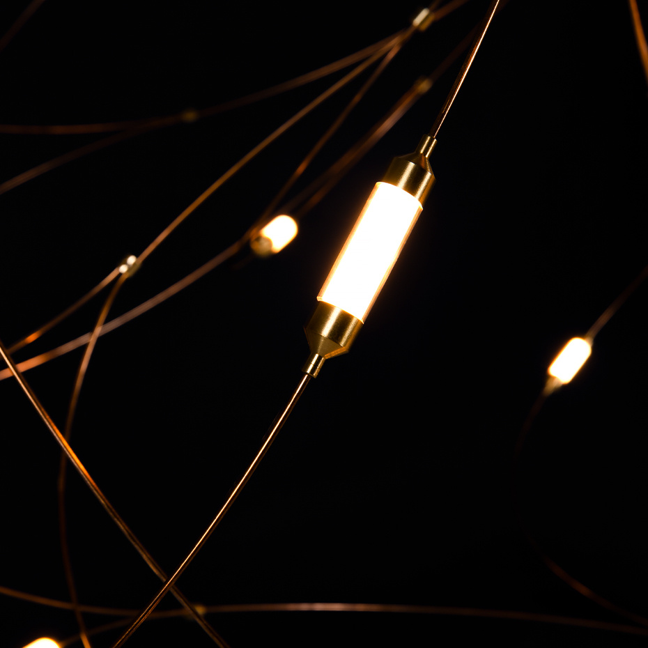 Flock Of Light 31 Pendel Copper