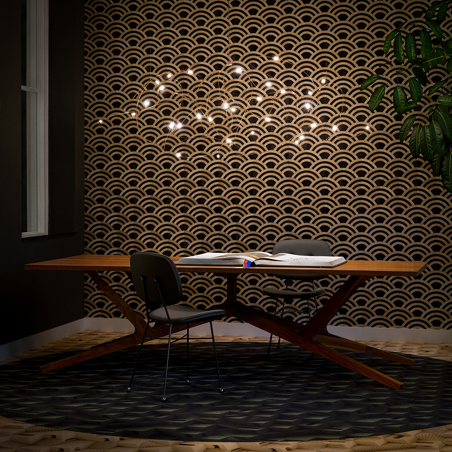 Flock Of Light 31 Pendel Copper