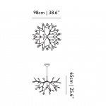 Heracleum III Pendel White Heracleum III Pendel White