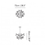 Heracleum III Pendel Small Nickel Heracleum III Pendel Small Nickel