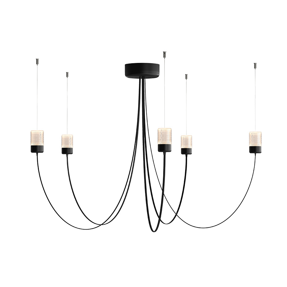 Gravity Chandelier 5 Black