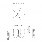 Gravity Chandelier 5 Black Gravity Chandelier 5 Black