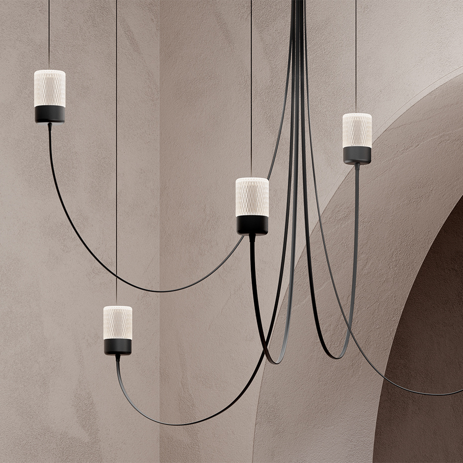 Gravity Chandelier 5 Black
