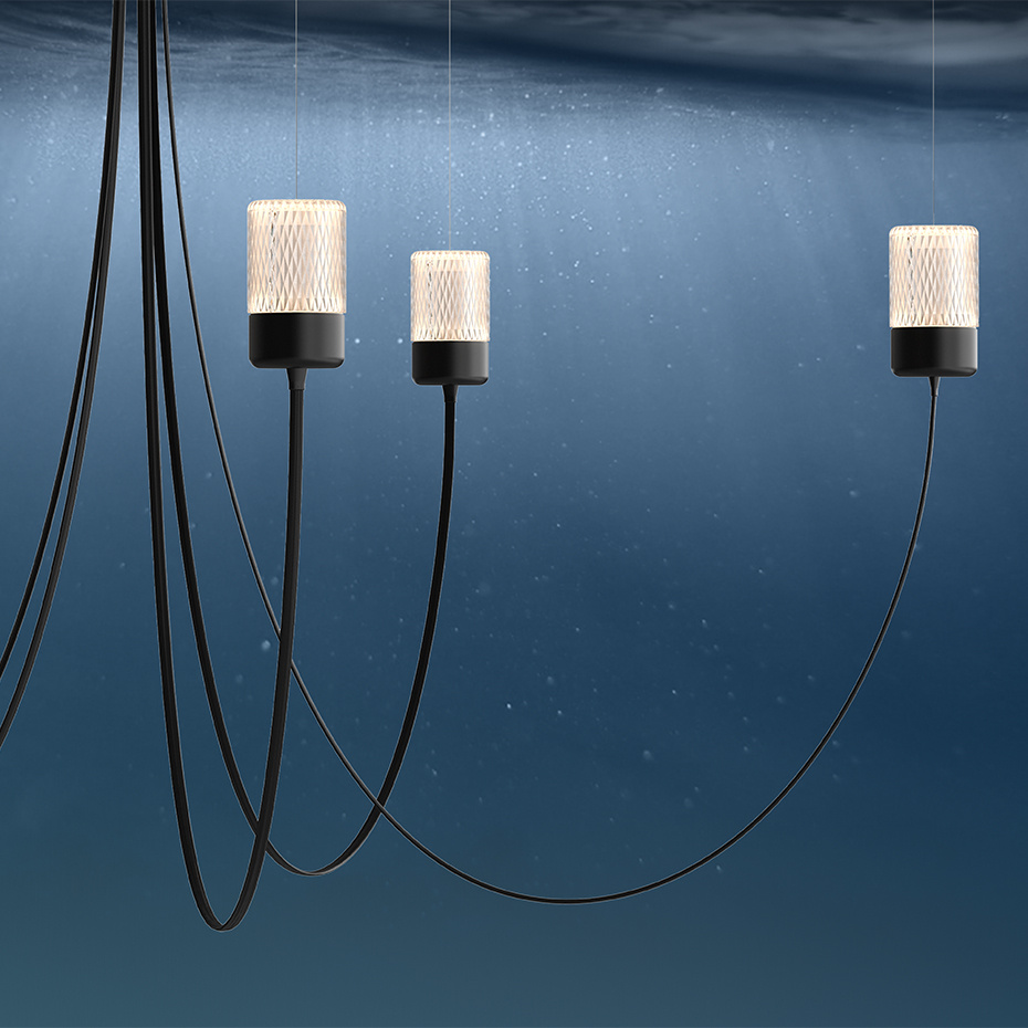 Gravity Chandelier 7 Black