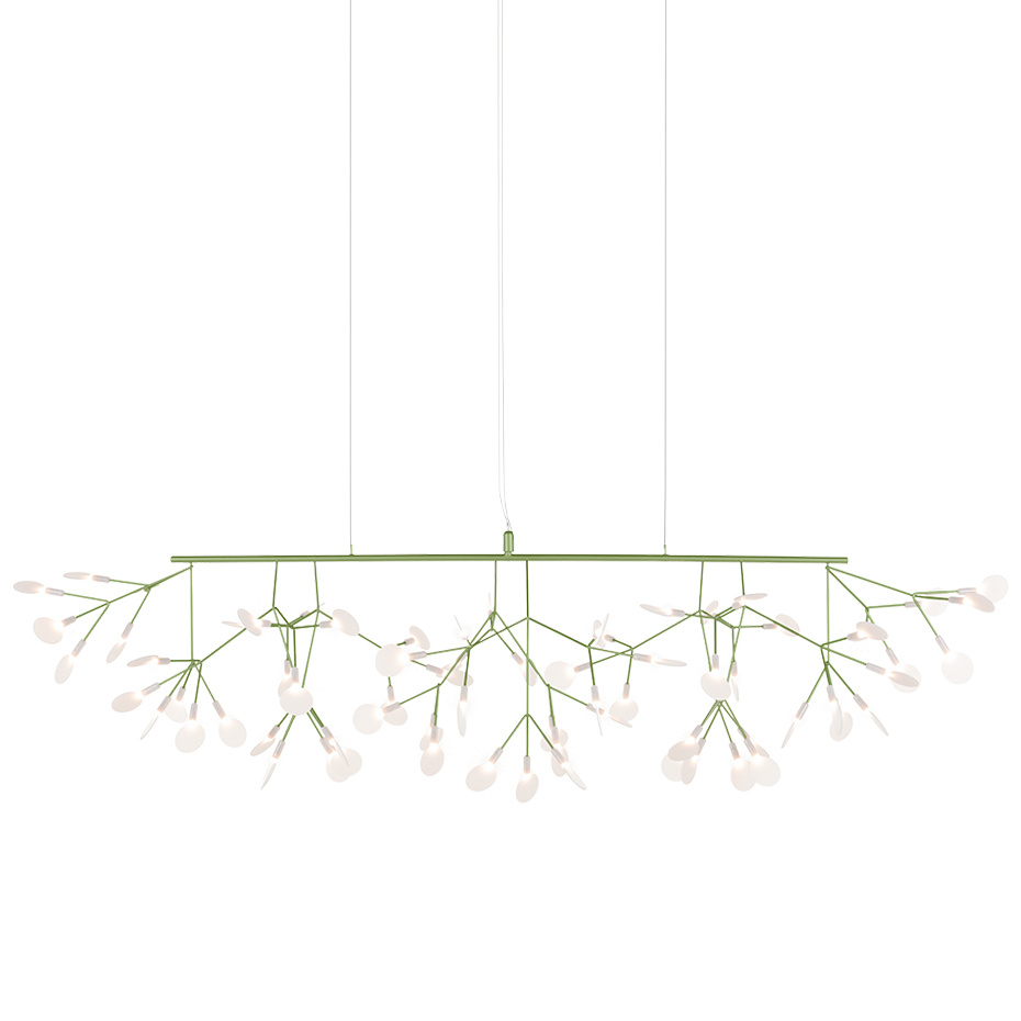 Heracleum III Linear Pendel Green