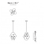 Serpentine Light 8 Pendel White Serpentine Light 8 Pendel White